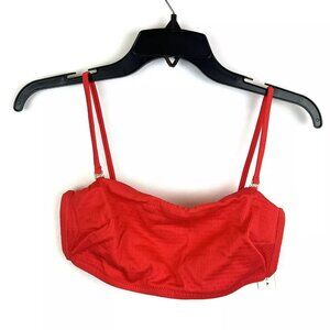 Vitamin A Women’s Red Tie Back Bikini Top Size L